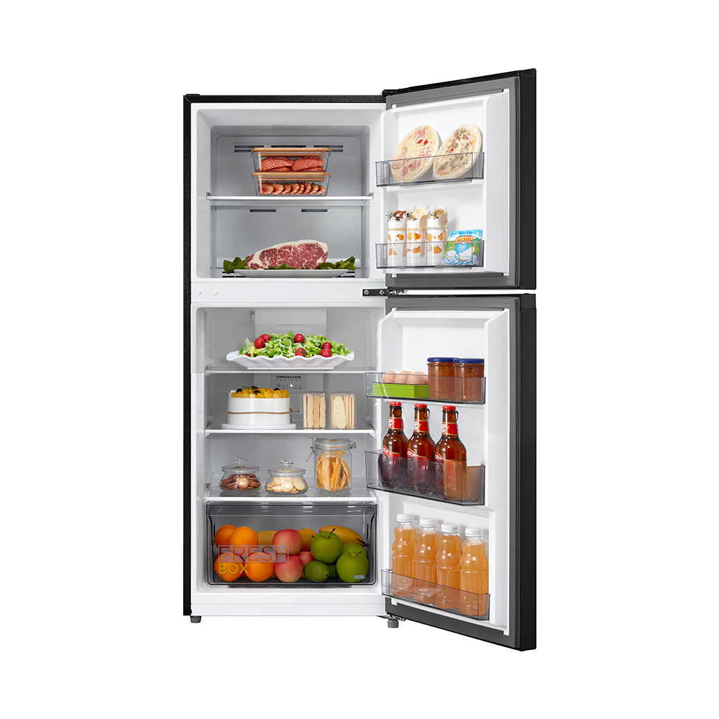 Midea 240L Black Two Door Refrigerator